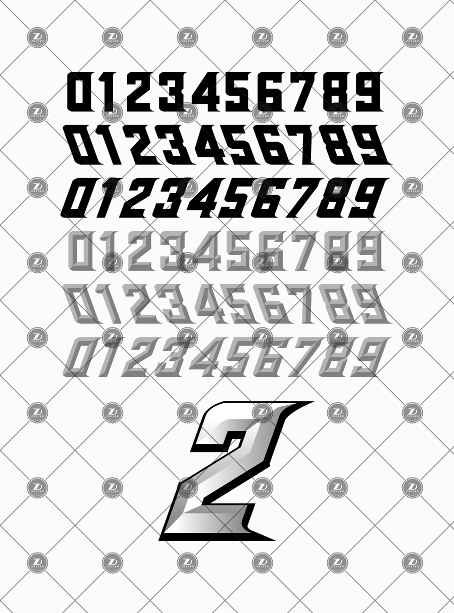 Racing Number Plate Decals Sticker With Custom Sliced Font Style Car Motor  Bike Truck Helmet - Car Stickers - AliExpress