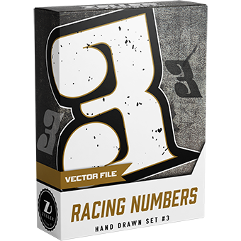 Custom Racing Number Pack #3