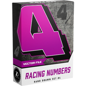 Custom Racing Number Pack #4
