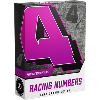 Custom Racing Number Pack #4