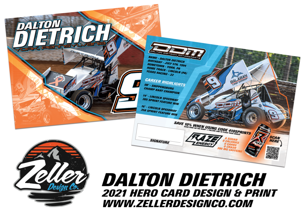Dalton Dietrich Hero Card Design