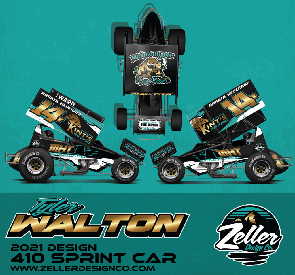 Tyler Walton 21 Sprint Car Design